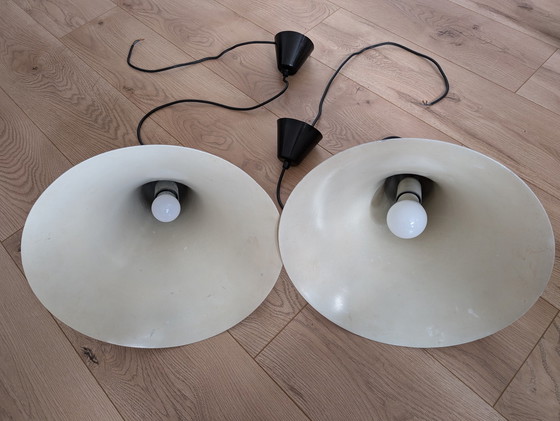 Image 1 of 2x Trompetlamp heksenhoed Dijkstra design