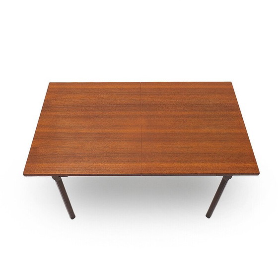 Image 1 of Vintage rechthoekige uitschuifbare teakhouten tafel, Italië 1950