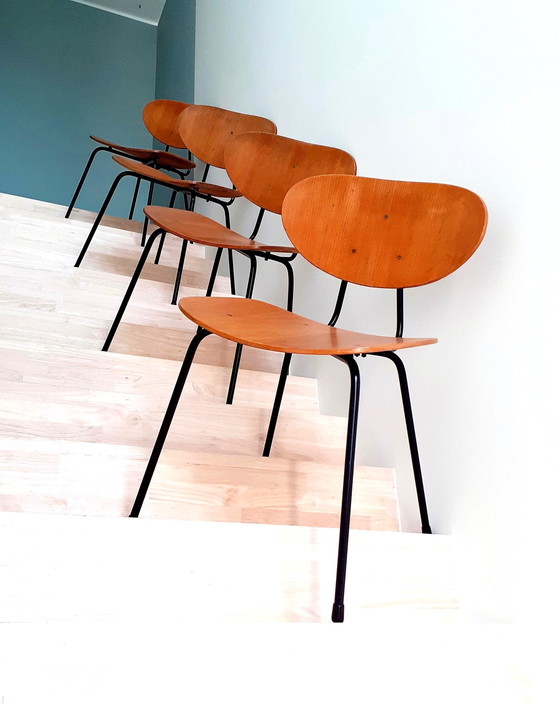 Image 1 of 4x stoelen door Kurt Nordstrom voor Knoll International