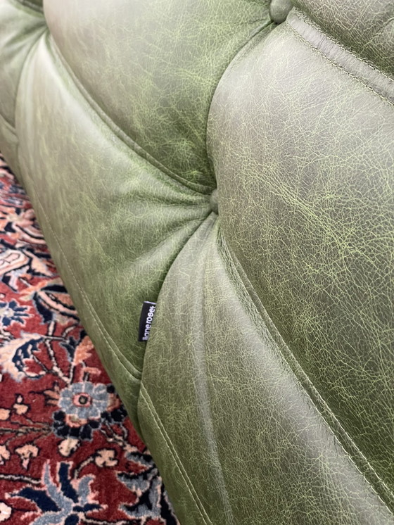 Image 1 of Ligne Roset Togo Sofa Groen Leder