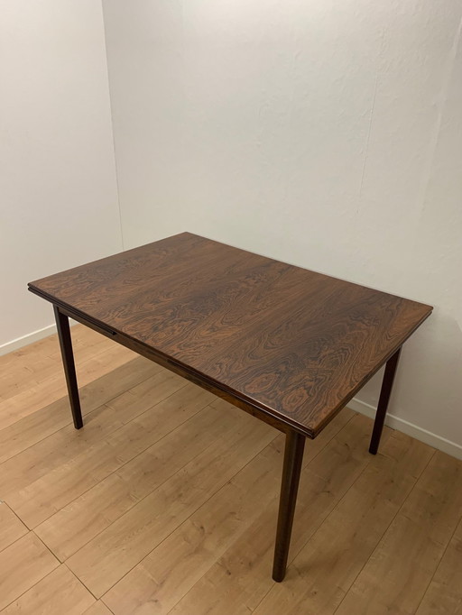 Uitschuifbare palissander eettafel, Denemarken, 1960S