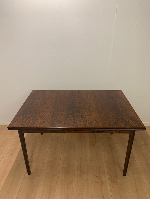 Uitschuifbare palissander eettafel, Denemarken, 1960S