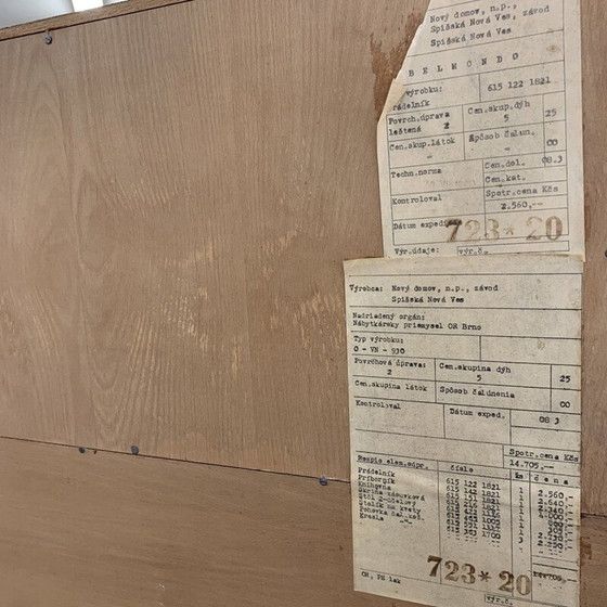 Image 1 of Vintage belmondo highboard voor Novy Domov, Tsjechoslowakije 1970