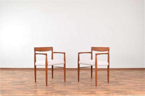 Image 1 of Mid Century Deense Teakhouten Fauteuils Door H. W. Klein Voor Bramin, 1960S, Set Van 2