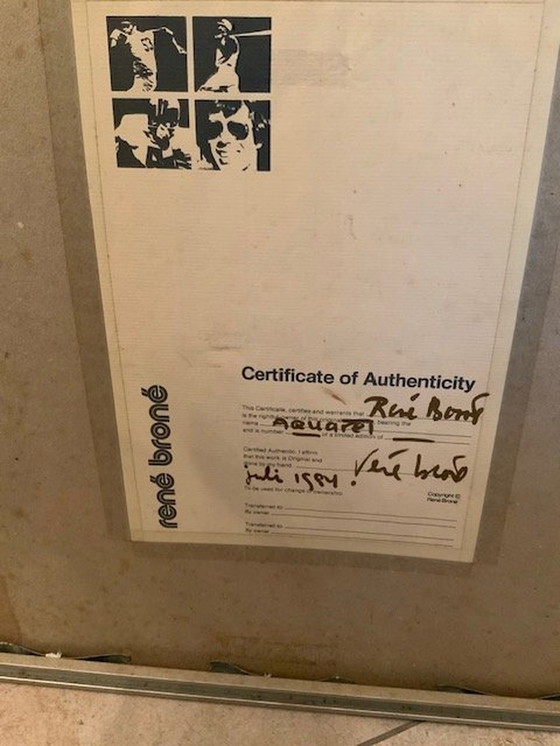 Image 1 of Unieke Aquarel Paardensport René Brone