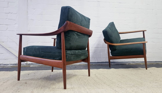 Image 1 of Fauteuil 60S 70S Vintage Mid Century Teak Fauteuil