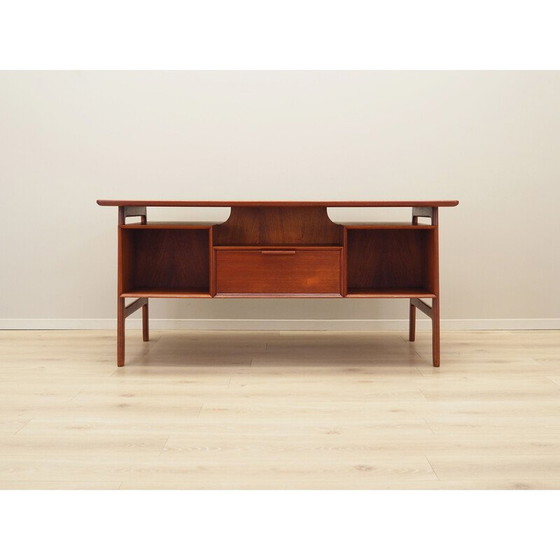 Image 1 of Vintage teakhouten bureau van Omann Jun, 1970