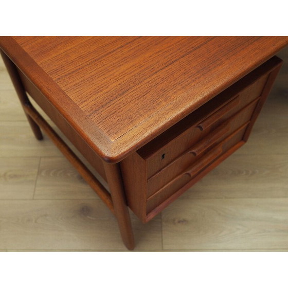 Image 1 of Vintage teakhouten bureau van Omann Jun, 1970