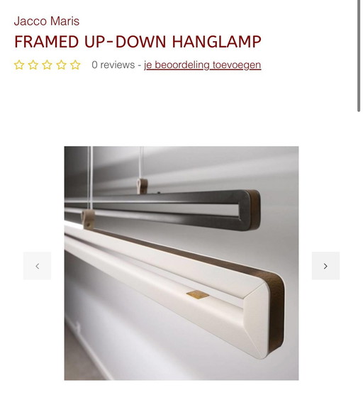 Framed Up-Down Hanglamp Jacco Maris Van 2 Meter