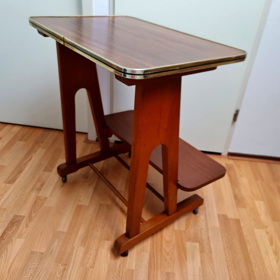 Image 1 of Trolley Serveerwagen Vintage Scandinavisch Design Uniek