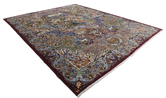 Image 1 of Origineel handgeknoopt Perzisch tapijt Kashmar Fine Paradise design 393 x 312 cm Topconditie