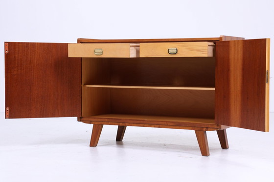 Image 1 of Tijdloze vintage ladekast 60s | Mid Century kast vintage hal opslag retro 70s hout