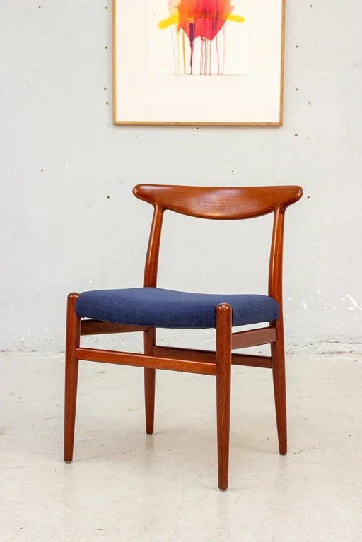 8X W2 Stoel Hans J. Wegner Cm Madsens Teakhout