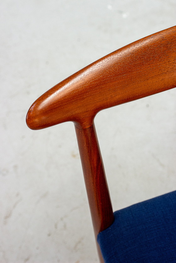 Image 1 of 8X W2 Stoel Hans J. Wegner Cm Madsens Teakhout