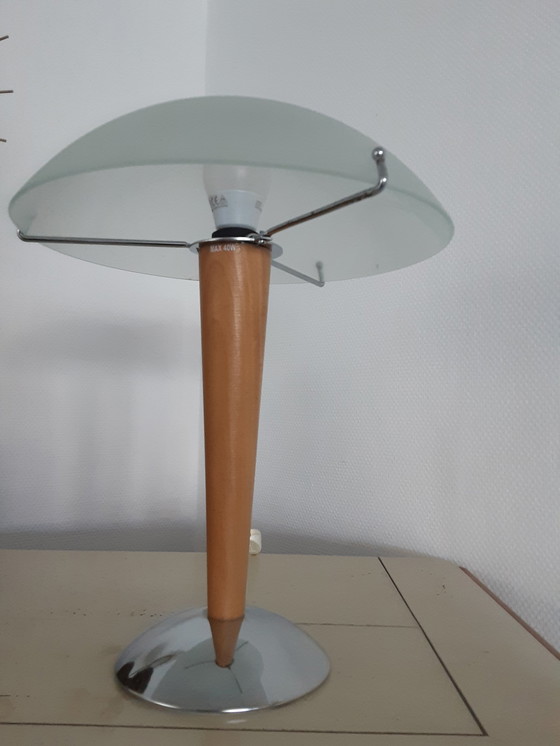 Image 1 of Vintage paddestoel lamp