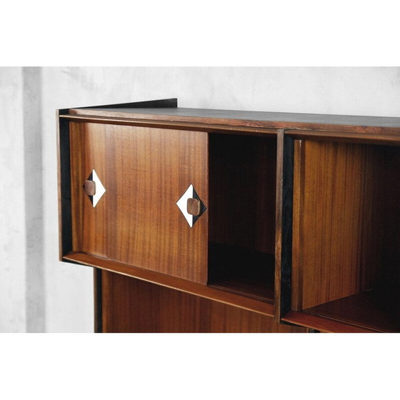 Image 1 of Vintage scandinavisch highboard in teakhout 1950