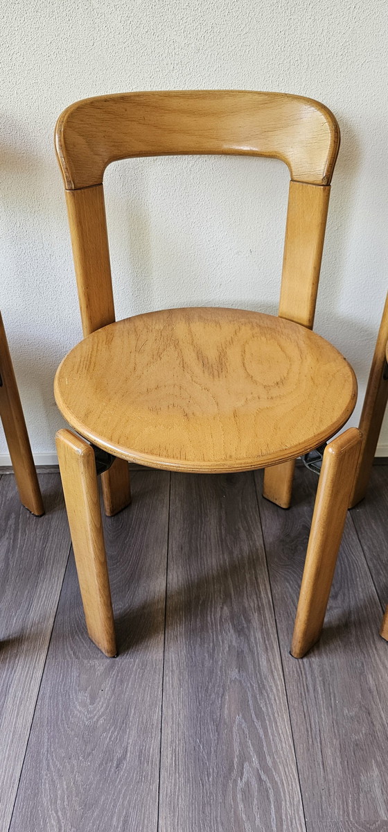 Image 1 of 4x Vintage Bruno Rey Stoelen Kusch & Co