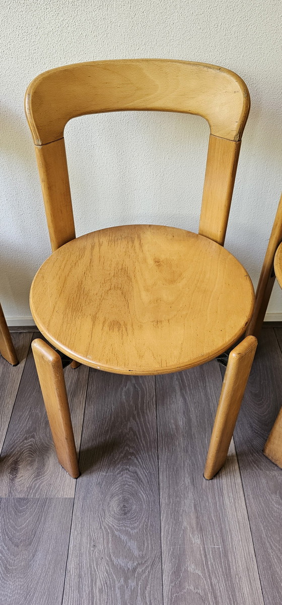 Image 1 of 4x Vintage Bruno Rey Stoelen Kusch & Co