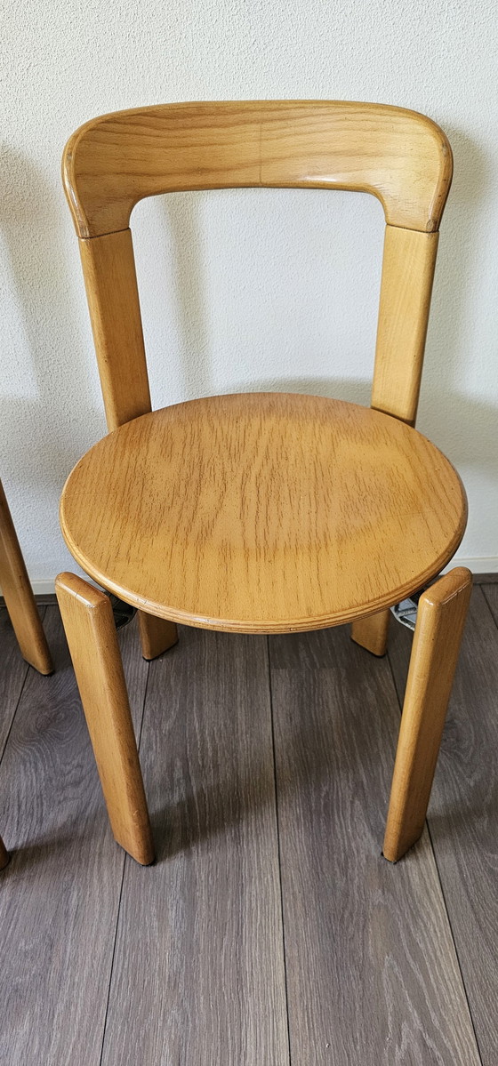 Image 1 of 4x Vintage Bruno Rey Stoelen Kusch & Co