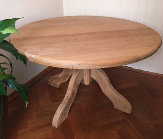 Image 1 of Massief blank Eiken tafel