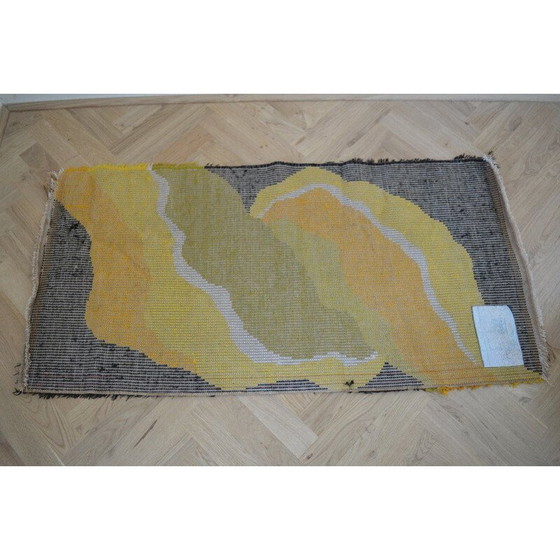Image 1 of Multicolor vintage tapis, Norvege 1960