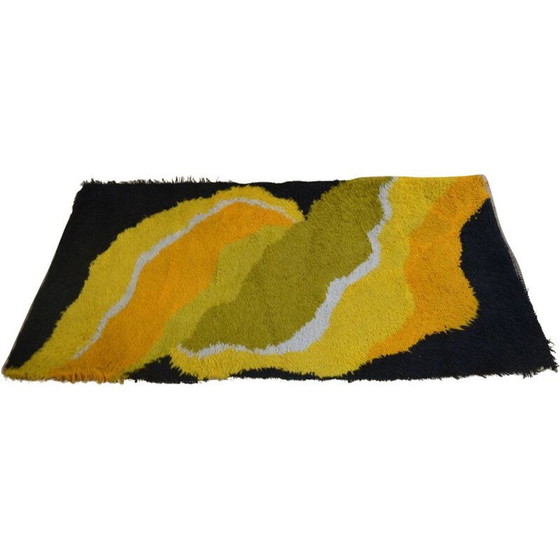 Image 1 of Multicolor vintage tapis, Norvege 1960