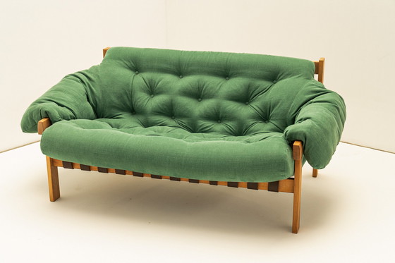 Image 1 of Bankstel en fauteuil "Balassa" van Ipoly Furniture Company, Hongarije 1970