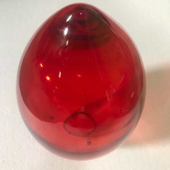 Image 1 of Vintage hanglamp - Goccia Di Sangue - Handgemaakt glas - Murano - 1980