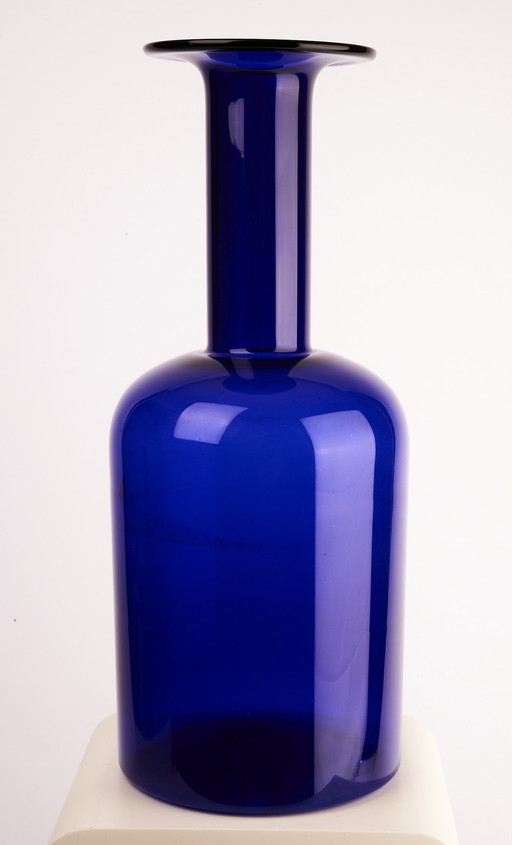 Grote vintage Gulvvas vaas van Otto Brauer Holmegaard, Denemarken 1960