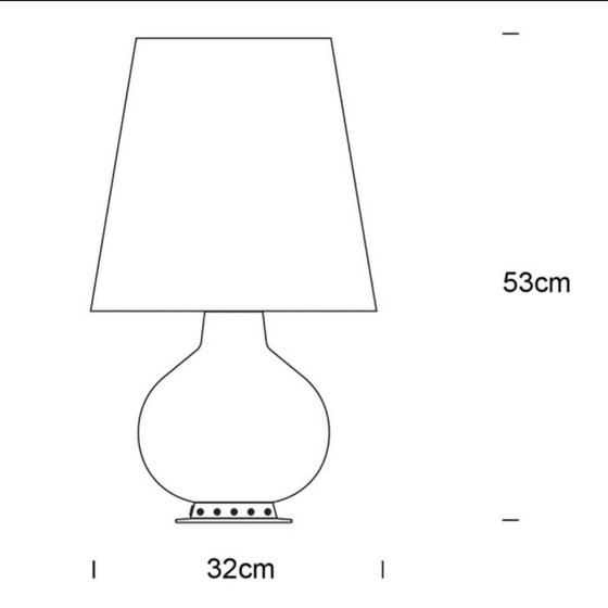 Image 1 of Fontana Arte "1853" Tafellamp Medium