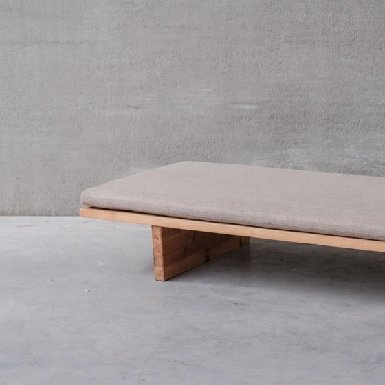 Image 1 of Deens mid-century grenen daybed met lattenbodem