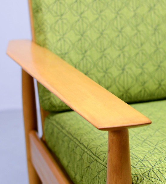 Image 1 of 2 Mid-Century Skandinavisch paar beukenhouten Hout naar Grete Jalk voor France and Son, jaren 60