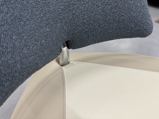 Image 1 of Leolux Pallone Fauteuil Senso Egret, Off-White & Monza Stof