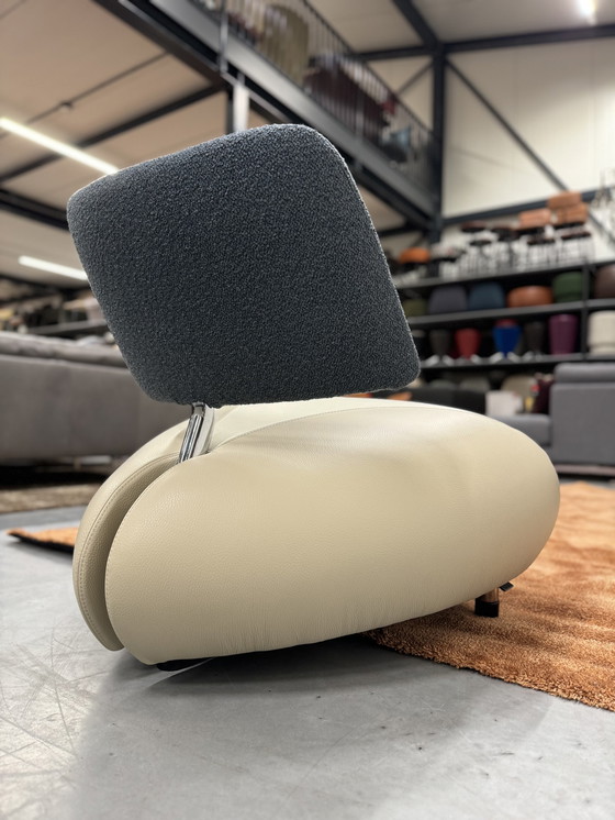 Image 1 of Leolux Pallone Fauteuil Senso Egret, Off-White & Monza Stof