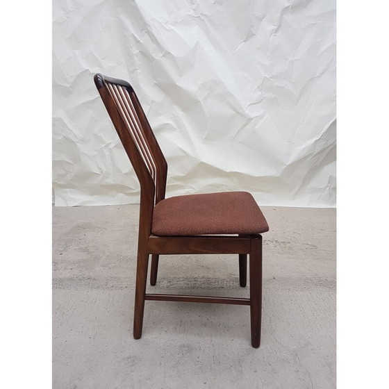 Image 1 of Set van 6 vintage teakhouten stoelen van Svend Aage Madsen, Denemarken