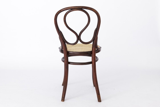 Image 1 of Thonet Vintage Stoel, Nr. 20, Oostenrijk, Ca. 1920-1940S, Bentwood, Weens Weefsel