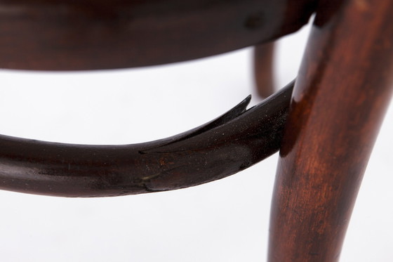 Image 1 of Thonet Vintage Stoel, Nr. 20, Oostenrijk, Ca. 1920-1940S, Bentwood, Weens Weefsel