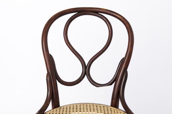 Image 1 of Thonet Vintage Stoel, Nr. 20, Oostenrijk, Ca. 1920-1940S, Bentwood, Weens Weefsel