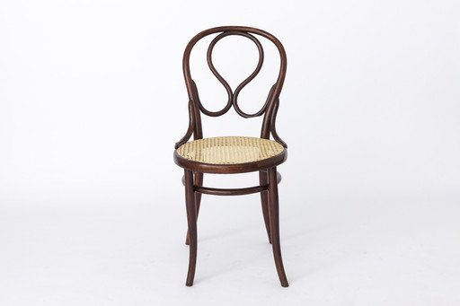 Thonet Vintage Stoel, Nr. 20, Oostenrijk, Ca. 1920-1940S, Bentwood, Weens Weefsel