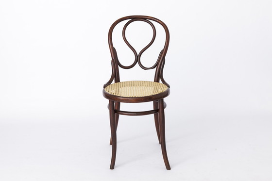 Image 1 of Thonet Vintage Stoel, Nr. 20, Oostenrijk, Ca. 1920-1940S, Bentwood, Weens Weefsel