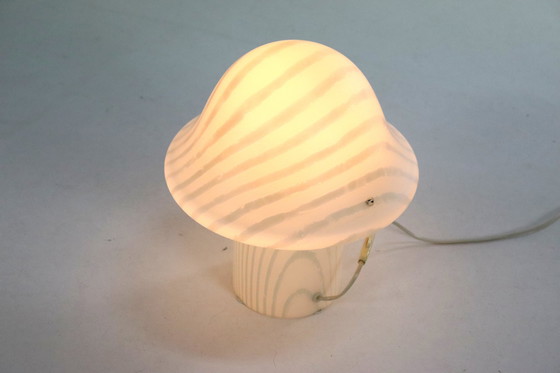 Image 1 of Peill & Putzler Zebra Mushroom Lamp Xl Vintage