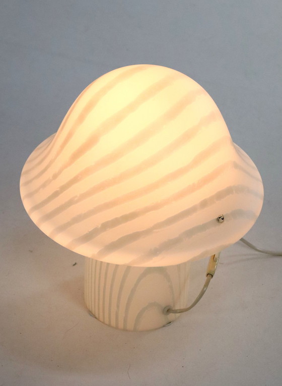 Image 1 of Peill & Putzler Zebra Mushroom Lamp Xl Vintage