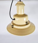 Happy Light - 'Uccello' - scheepslamp - emaille - hanglamp - 1990's