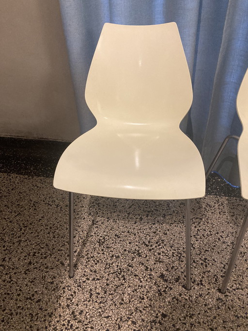 6x Kartell Maui Chair By Vico Magistretti