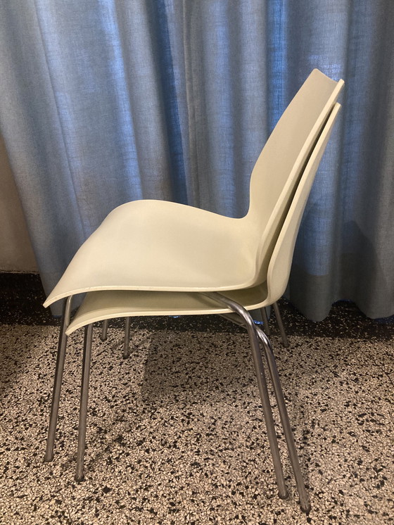 Image 1 of 6x Kartell Maui Chair By Vico Magistretti