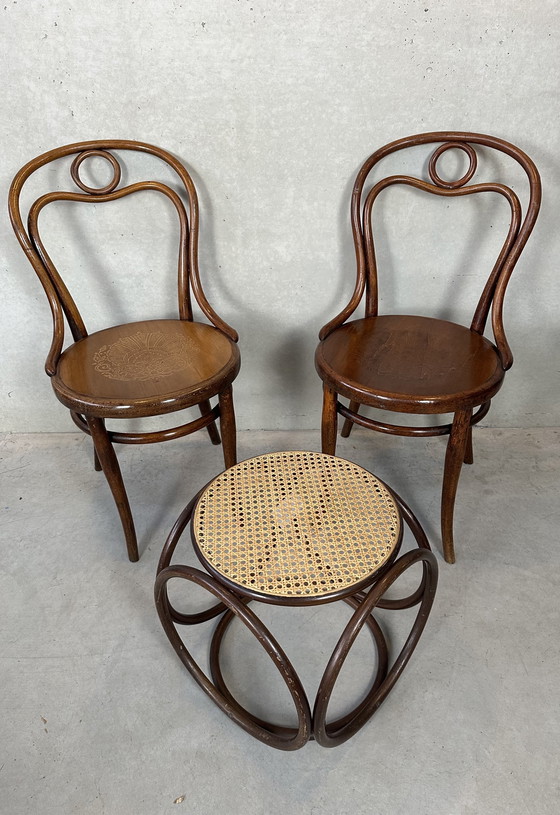 Image 1 of 4x originele Thonet nr 31 stoelen