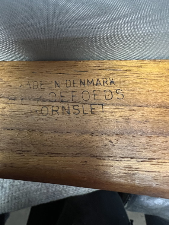 Image 1 of 4X Teakhouten stoelen Mod. Eva Von Koefoed Hoornslet jaren 70