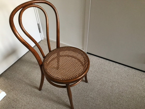 Image 1 of 5x Thonet No 18 Stoelen Van Josef Hofmann