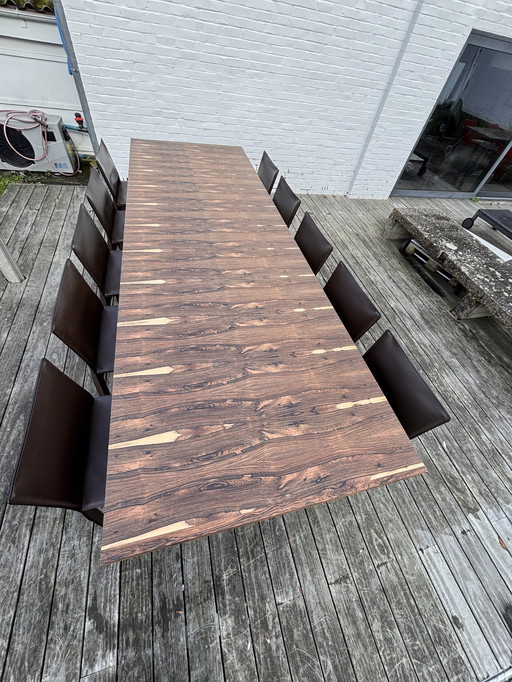 Designer Rozenhout Maatwerk Tafel