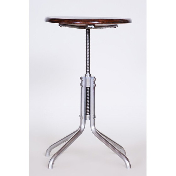 Image 1 of Vintage beukenhouten draaibare pianokruk van Mücke Melder, Tsjechië 1930